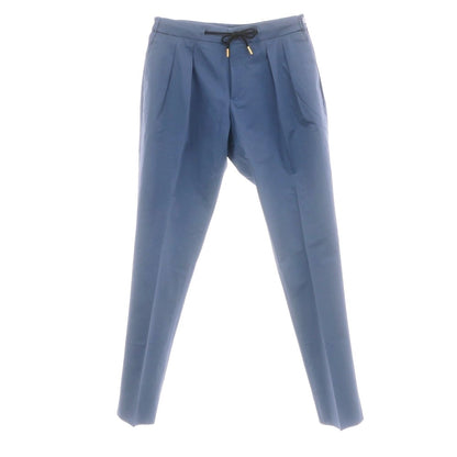 【新品】ベルウィッチ BERWICH ストレッチ コットン イージースラックスパンツ ライトブルー【 50 】【 状態ランクN 】【 メンズ 】