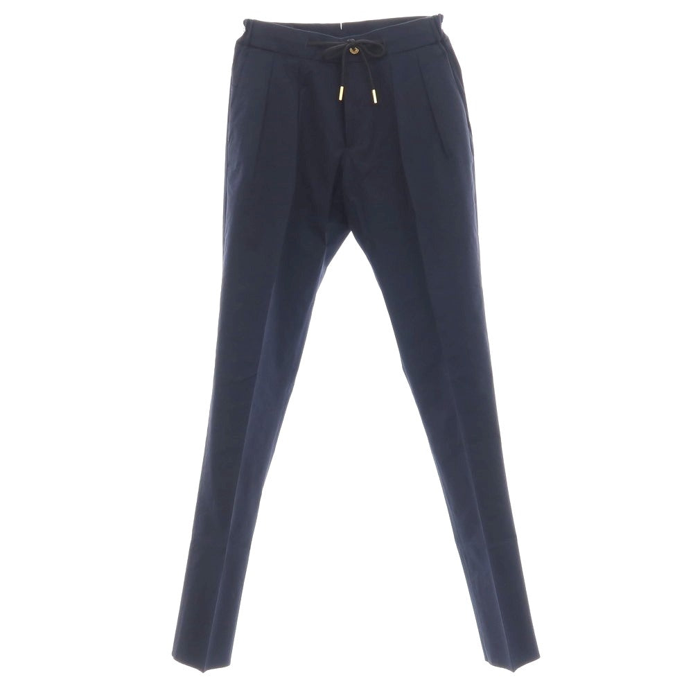 【新品アウトレット】ベルウィッチ BERWICH ストレッチ コットン イージースラックスパンツ ネイビー【 44 】【 状態ランクN- 】【 メンズ 】