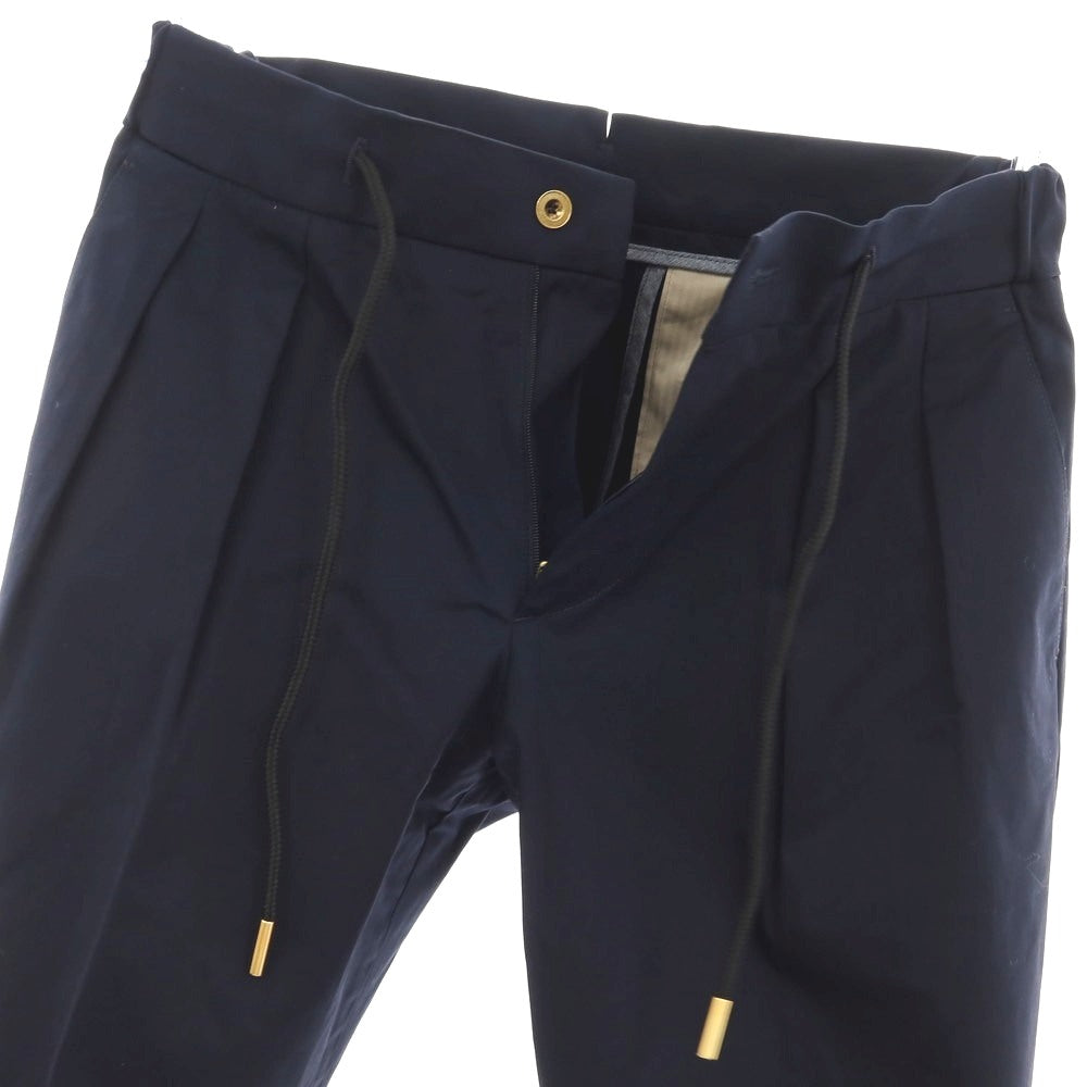 【新品アウトレット】ベルウィッチ BERWICH ストレッチ コットン イージースラックスパンツ ネイビー【 44 】【 状態ランクN- 】【 メンズ 】