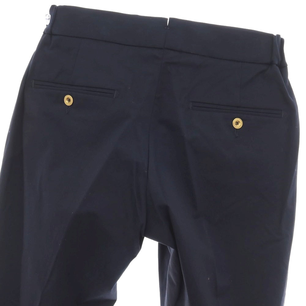 【新品アウトレット】ベルウィッチ BERWICH ストレッチ コットン イージースラックスパンツ ネイビー【 44 】【 状態ランクN- 】【 メンズ 】