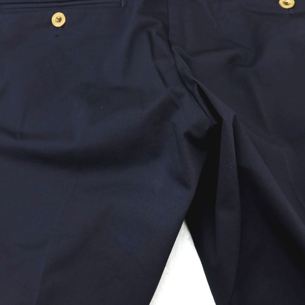 【新品アウトレット】ベルウィッチ BERWICH ストレッチ コットン イージースラックスパンツ ネイビー【 44 】【 状態ランクN- 】【 メンズ 】