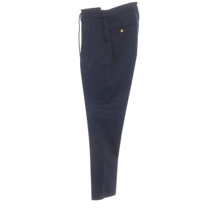 【新品】ベルウィッチ BERWICH ストレッチ コットン イージースラックスパンツ ネイビー【 48 】【 状態ランクN 】【 メンズ 】