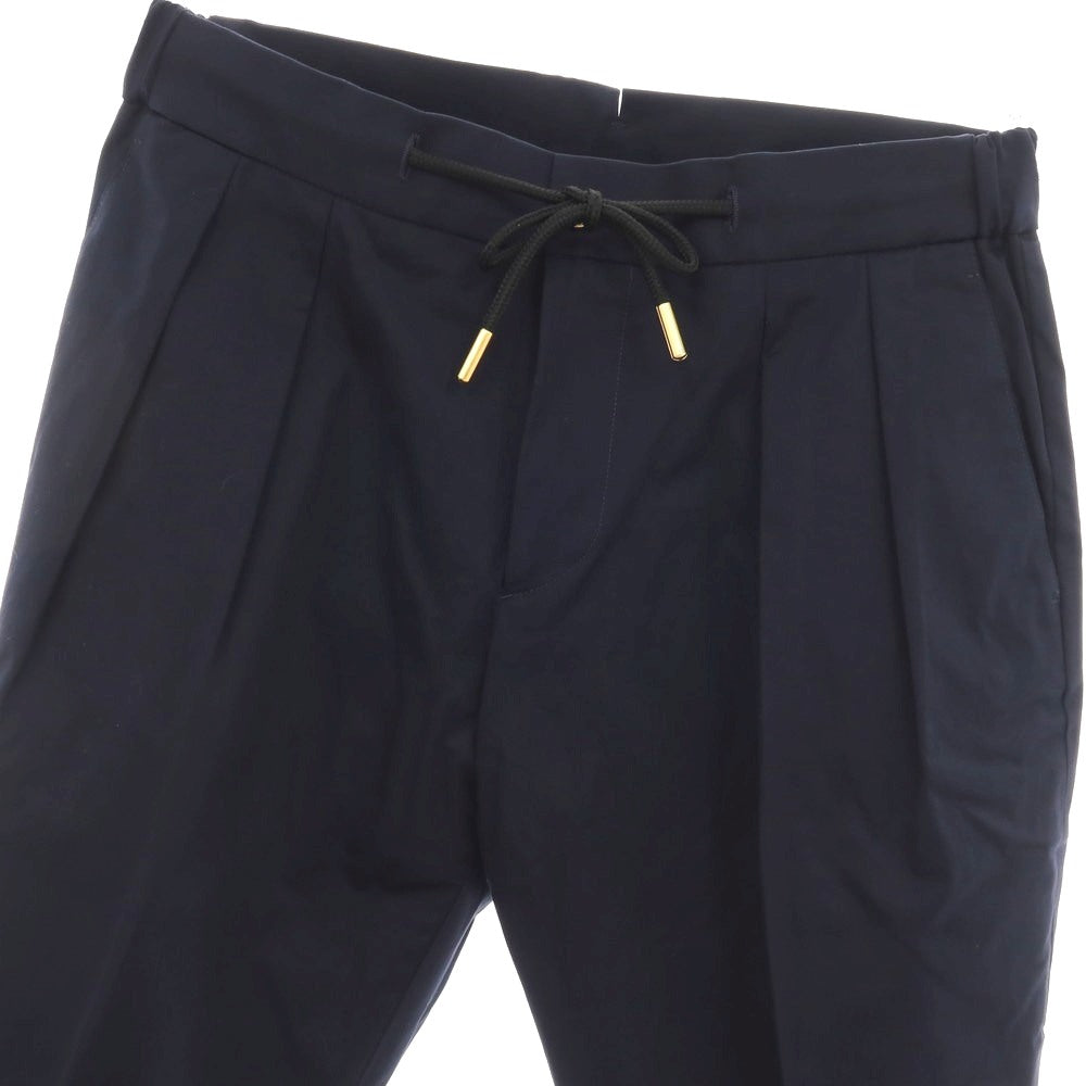 【新品】ベルウィッチ BERWICH ストレッチ コットン イージースラックスパンツ ネイビー【 50 】【 状態ランクN 】【 メンズ 】