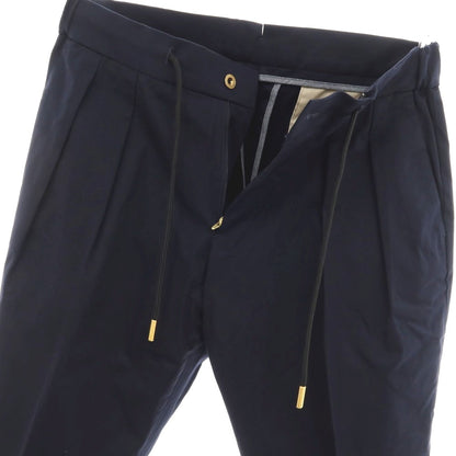 【新品】ベルウィッチ BERWICH ストレッチ コットン イージースラックスパンツ ネイビー【 50 】【 状態ランクN 】【 メンズ 】