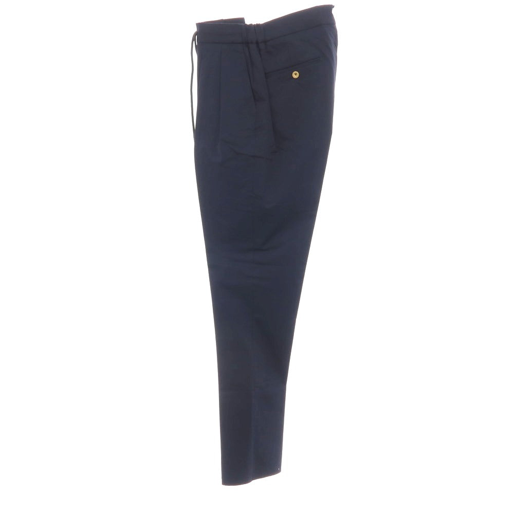 【新品】ベルウィッチ BERWICH ストレッチ コットン イージースラックスパンツ ネイビー【 50 】【 状態ランクN 】【 メンズ 】