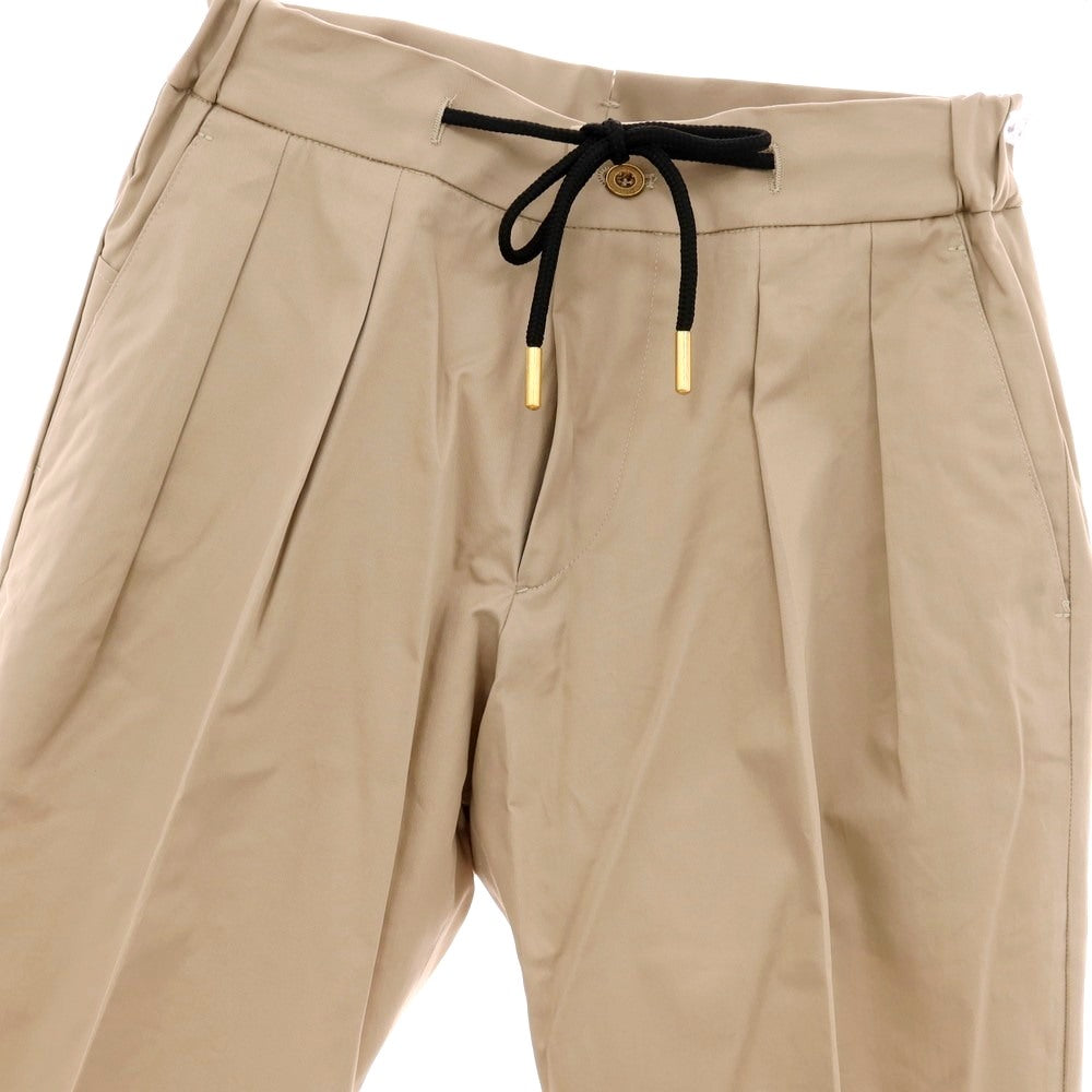 【新品】ベルウィッチ BERWICH ストレッチ コットン イージースラックスパンツ ベージュ【 44 】【 状態ランクN 】【 メンズ 】