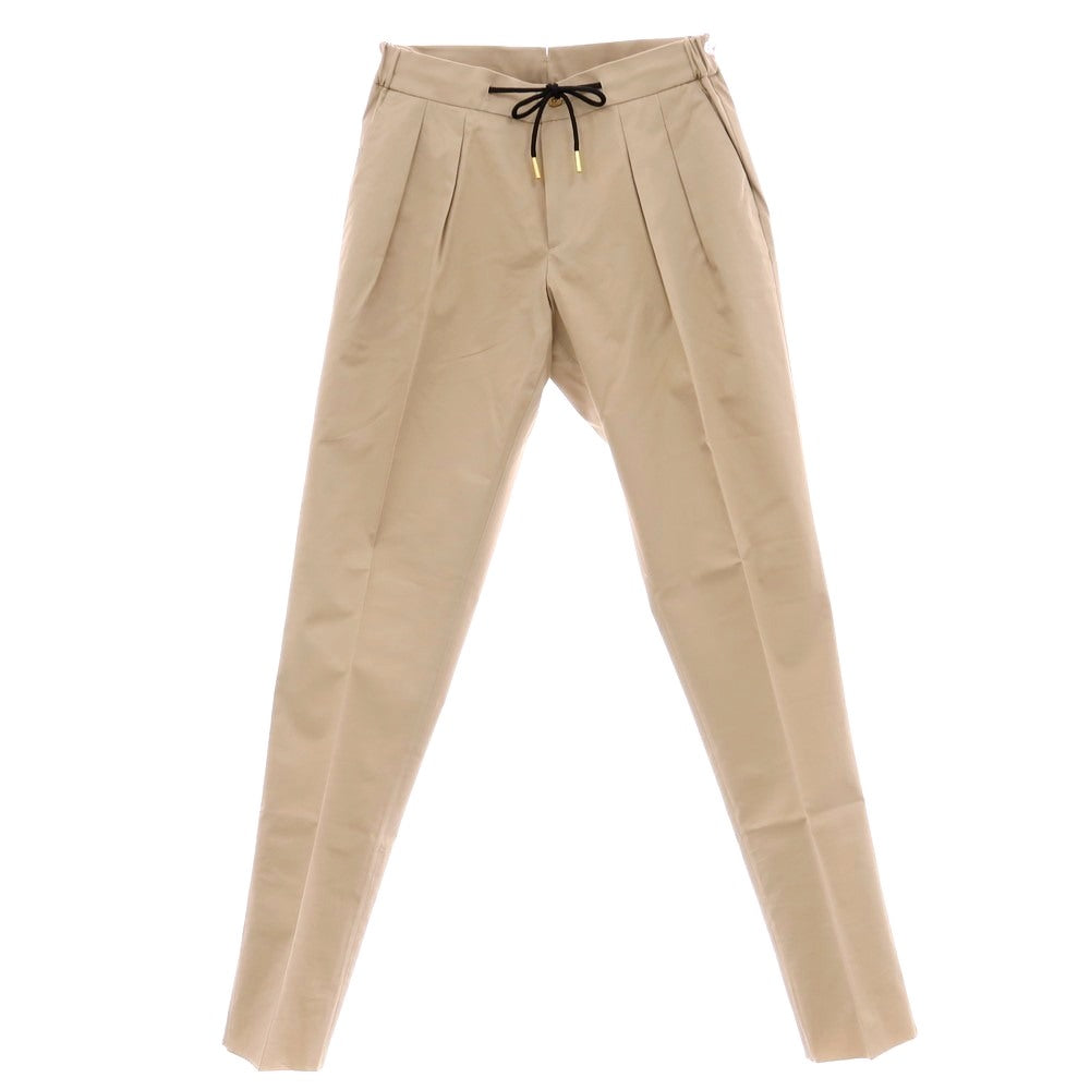 【新品】ベルウィッチ BERWICH ストレッチ コットン イージースラックスパンツ ベージュ【 46 】【 状態ランクN 】【 メンズ 】