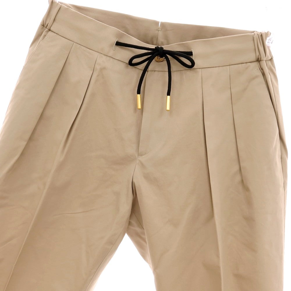 【新品】ベルウィッチ BERWICH ストレッチ コットン イージースラックスパンツ ベージュ【 46 】【 状態ランクN 】【 メンズ 】