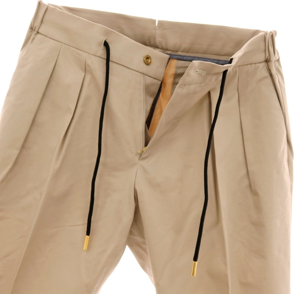 【新品】ベルウィッチ BERWICH ストレッチ コットン イージースラックスパンツ ベージュ【 46 】【 状態ランクN 】【 メンズ 】