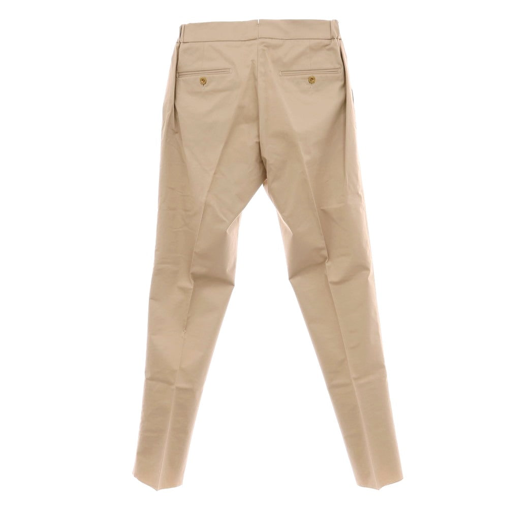 【新品】ベルウィッチ BERWICH ストレッチ コットン イージースラックスパンツ ベージュ【 46 】【 状態ランクN 】【 メンズ 】