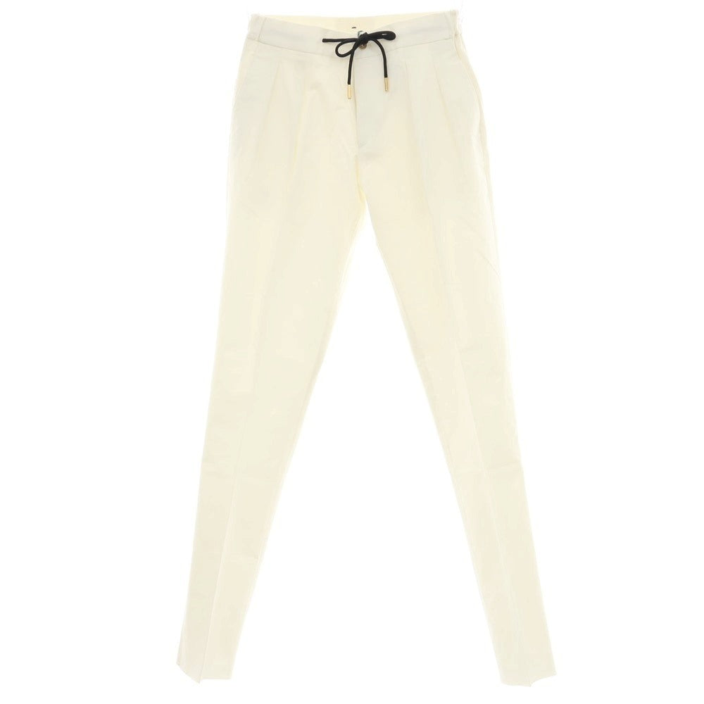 【新品】ベルウィッチ BERWICH ストレッチ コットン イージースラックスパンツ オフホワイト【 44 】【 状態ランクN 】【 メンズ 】