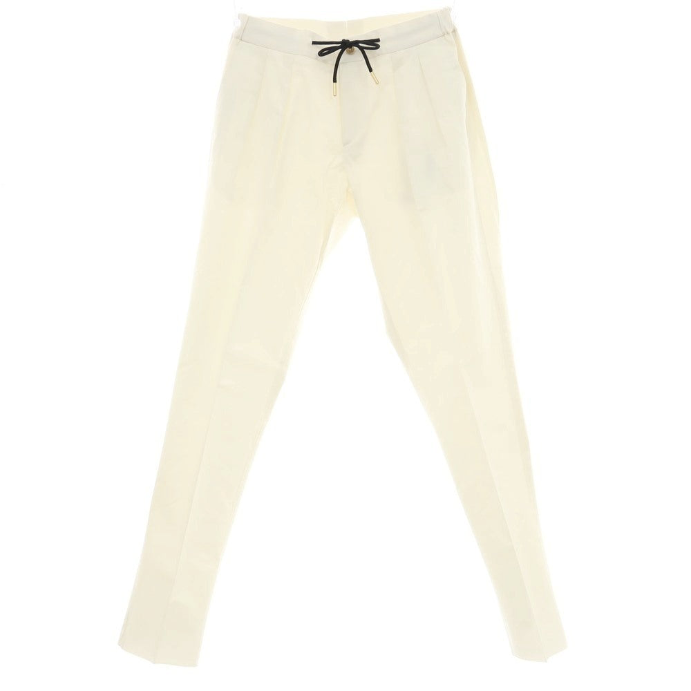 【新品アウトレット】ベルウィッチ BERWICH ストレッチ コットン イージースラックスパンツ オフホワイト【 48 】【 状態ランクN- 】【 メンズ 】