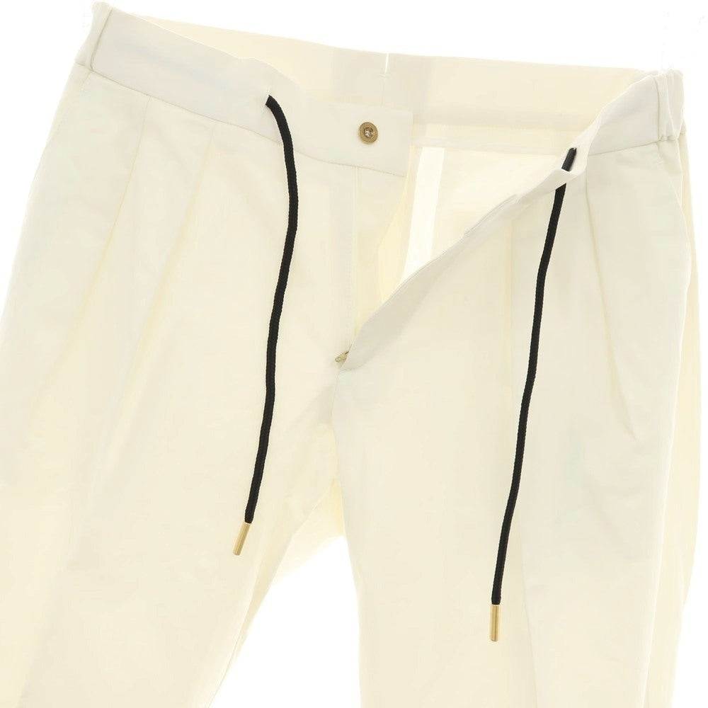 【新品アウトレット】ベルウィッチ BERWICH ストレッチ コットン イージースラックスパンツ オフホワイト【 48 】【 状態ランクN- 】【 メンズ 】