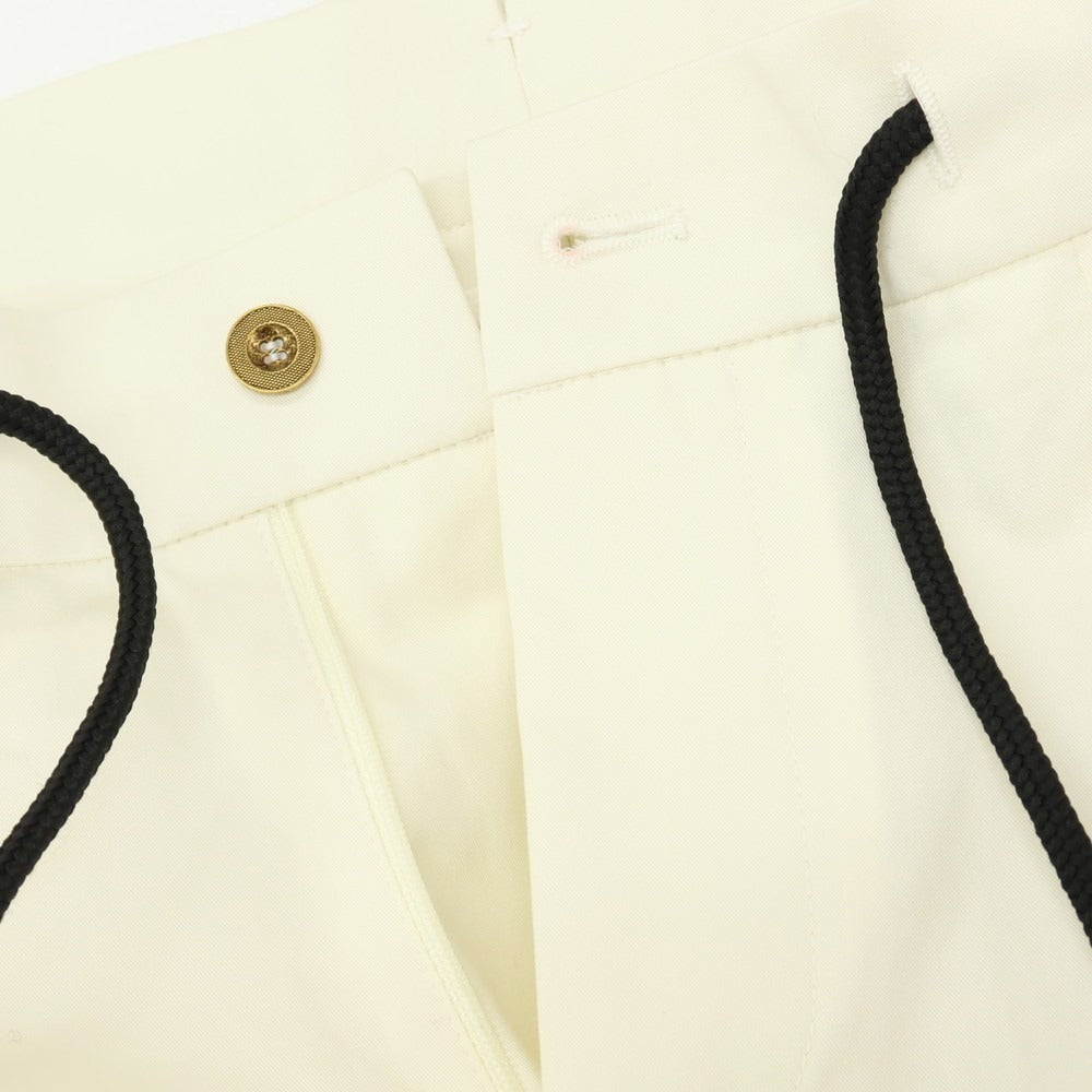 【新品アウトレット】ベルウィッチ BERWICH ストレッチ コットン イージースラックスパンツ オフホワイト【 48 】【 状態ランクN- 】【 メンズ 】