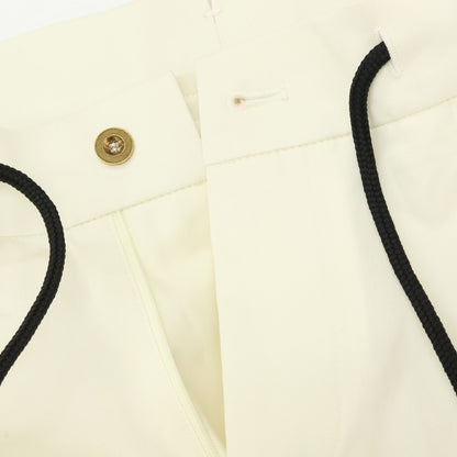 【新品アウトレット】ベルウィッチ BERWICH ストレッチ コットン イージースラックスパンツ オフホワイト【 48 】【 状態ランクN- 】【 メンズ 】