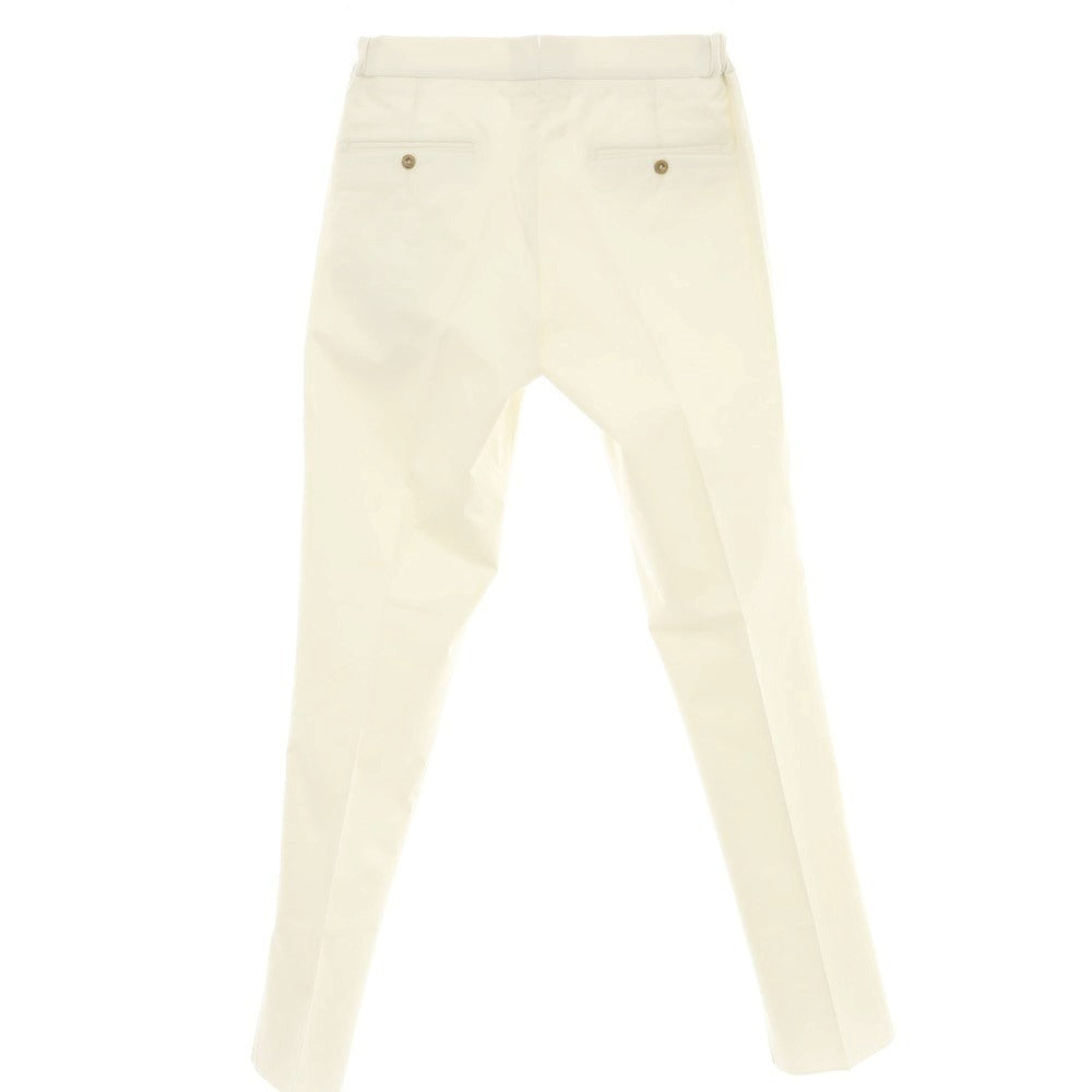 【新品】ベルウィッチ BERWICH ストレッチ コットン イージースラックスパンツ オフホワイト【 50 】【 状態ランクN 】【 メンズ 】