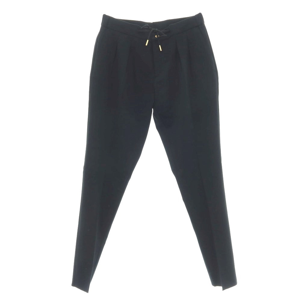 【新品】ベルウィッチ BERWICH レーヨンナイロン ジャージー イージースラックスパンツ ブラック【 48 】【 状態ランクN 】【 メンズ 】