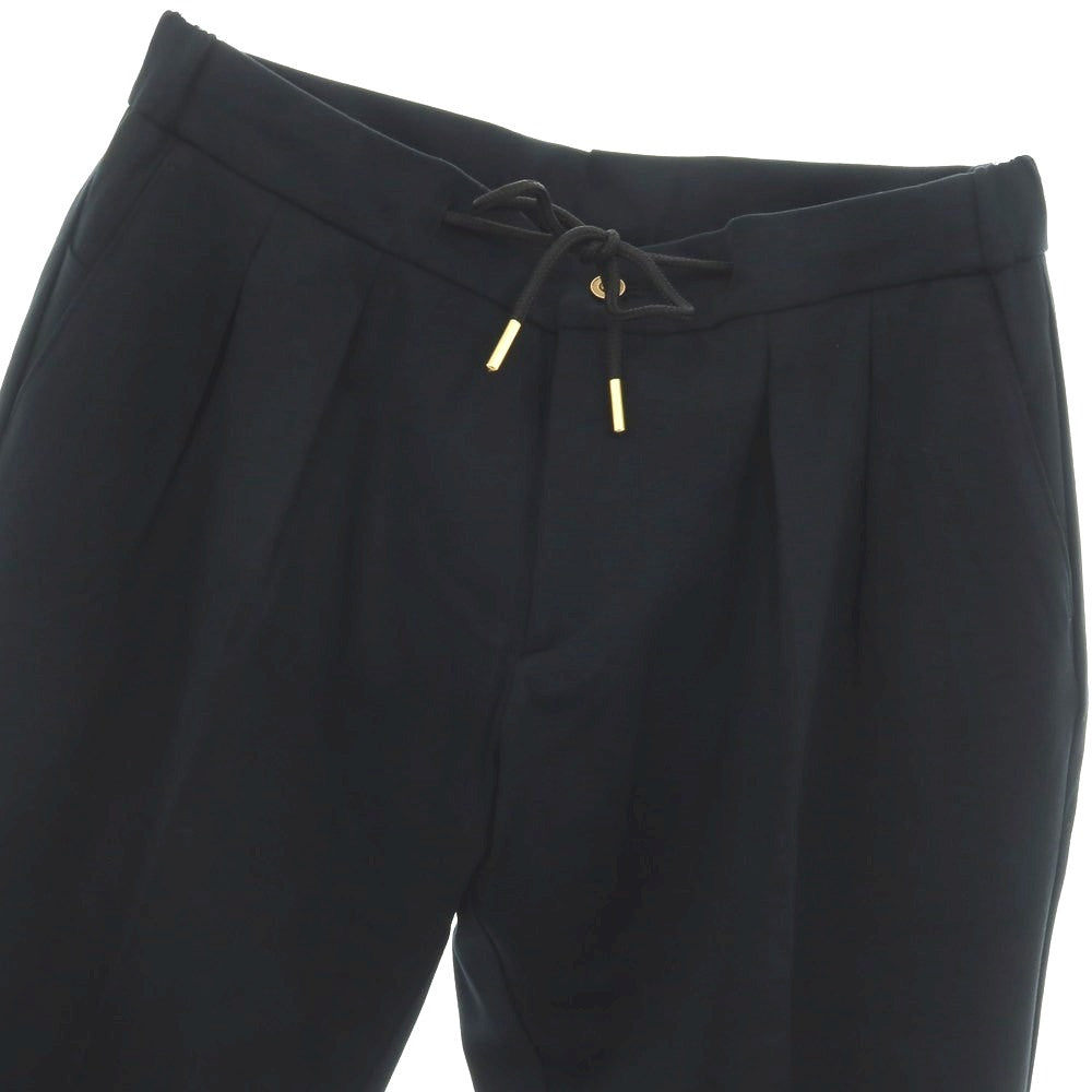 【新品】ベルウィッチ BERWICH レーヨンナイロン ジャージー イージースラックスパンツ ブラック【 48 】【 状態ランクN 】【 メンズ 】