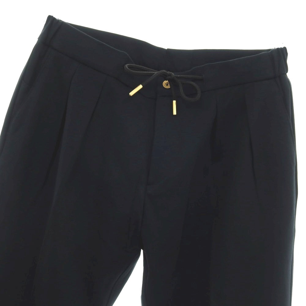 【新品】ベルウィッチ BERWICH レーヨンナイロン ジャージー イージースラックスパンツ ブラック【 48 】【 状態ランクN 】【 メンズ 】