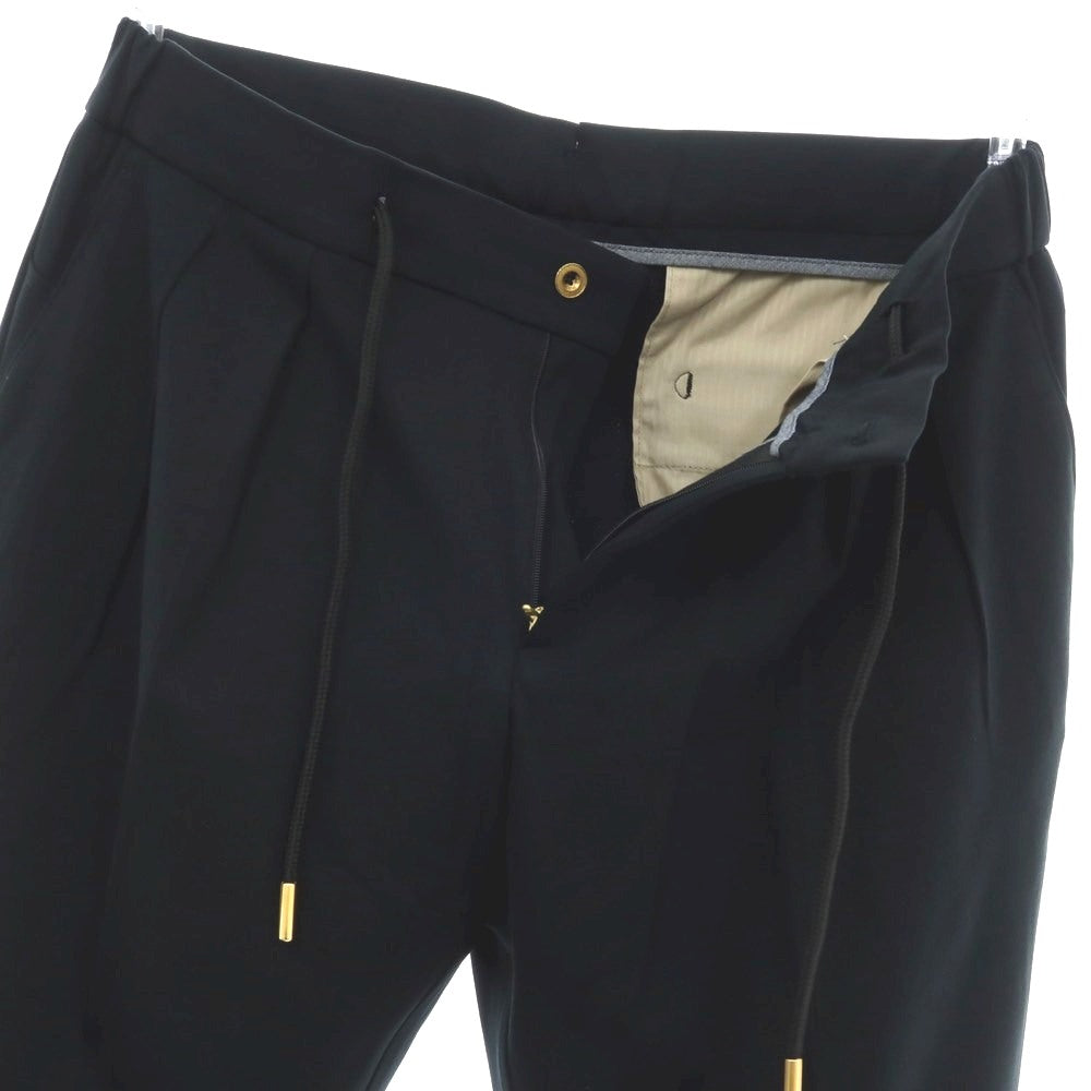 【新品】ベルウィッチ BERWICH レーヨンナイロン ジャージー イージースラックスパンツ ブラック【 48 】【 状態ランクN 】【 メンズ 】