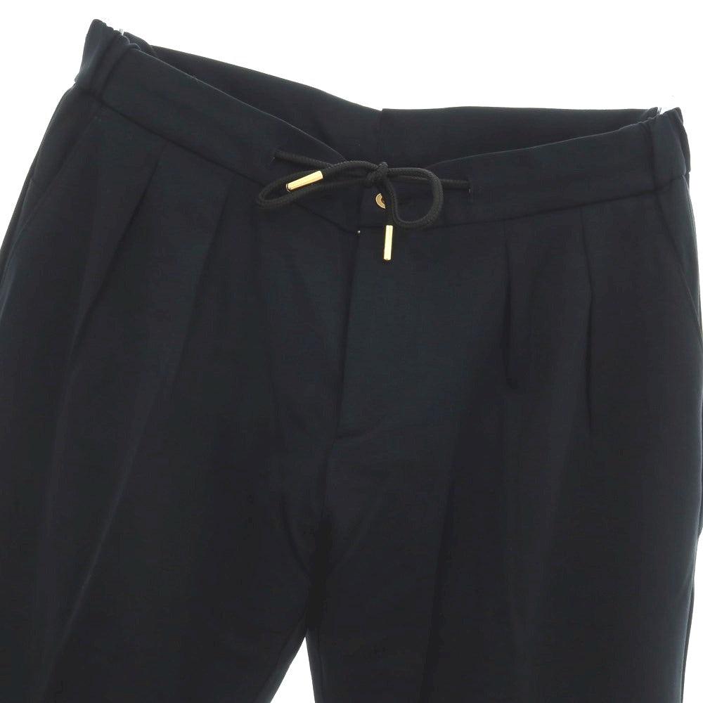 【新品】ベルウィッチ BERWICH レーヨンナイロン ジャージー イージースラックスパンツ ブラック【 48 】【 状態ランクN 】【 メンズ 】