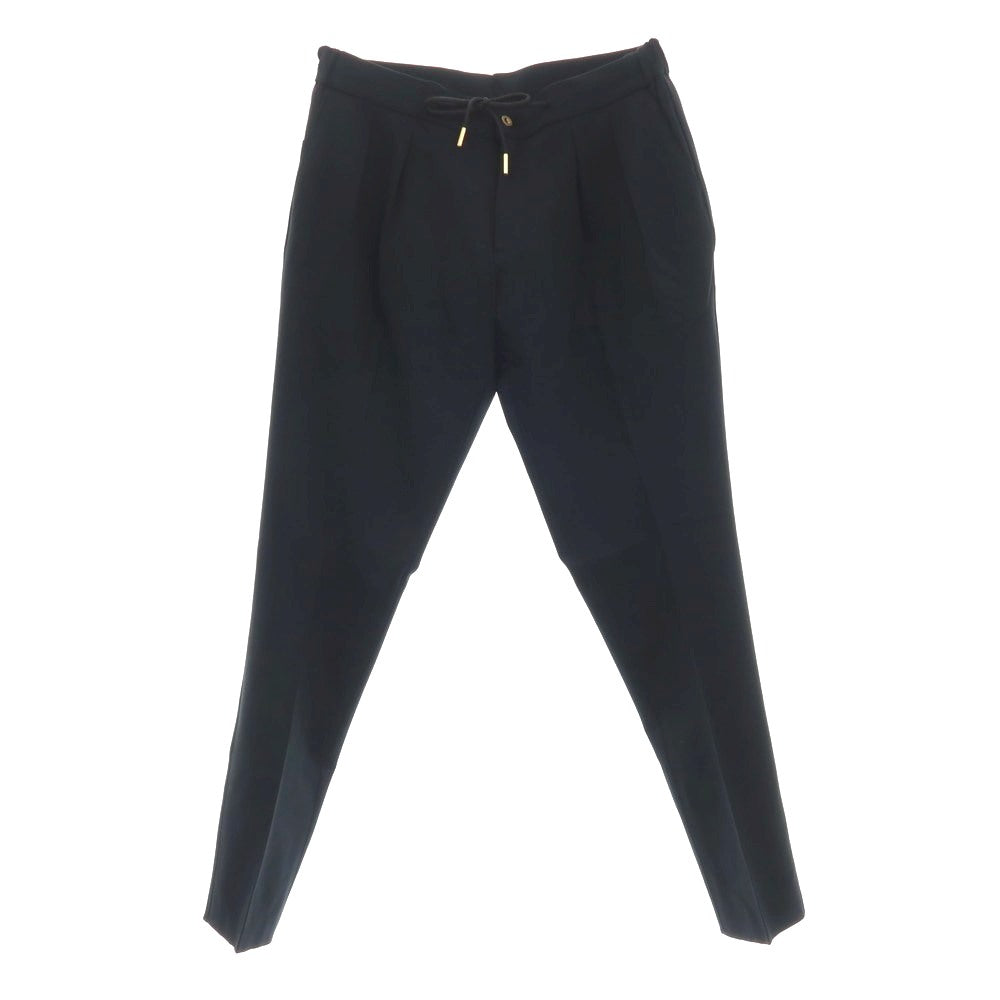 【新品】ベルウィッチ BERWICH レーヨンナイロン ジャージー イージースラックスパンツ ブラック【 50 】【 状態ランクN 】【 メンズ 】