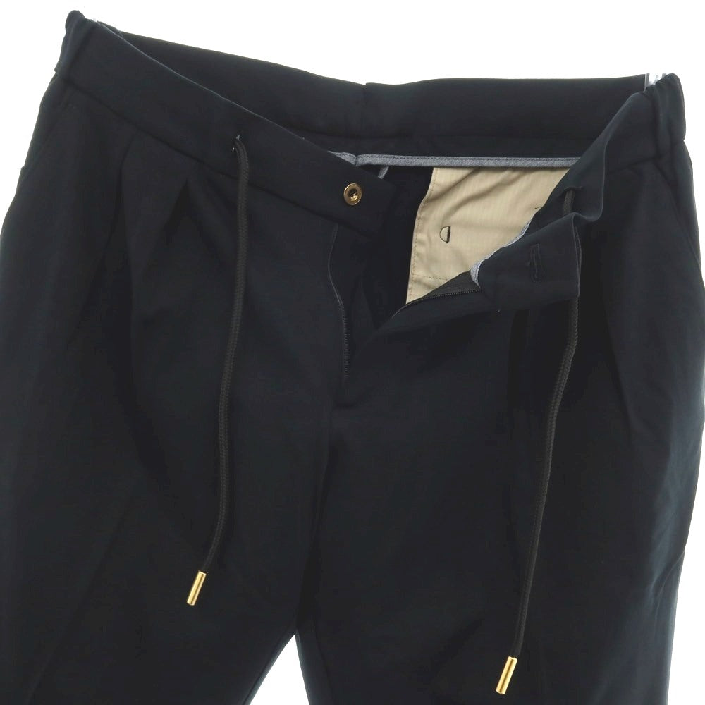 【新品】ベルウィッチ BERWICH レーヨンナイロン ジャージー イージースラックスパンツ ブラック【 50 】【 状態ランクN 】【 メンズ 】