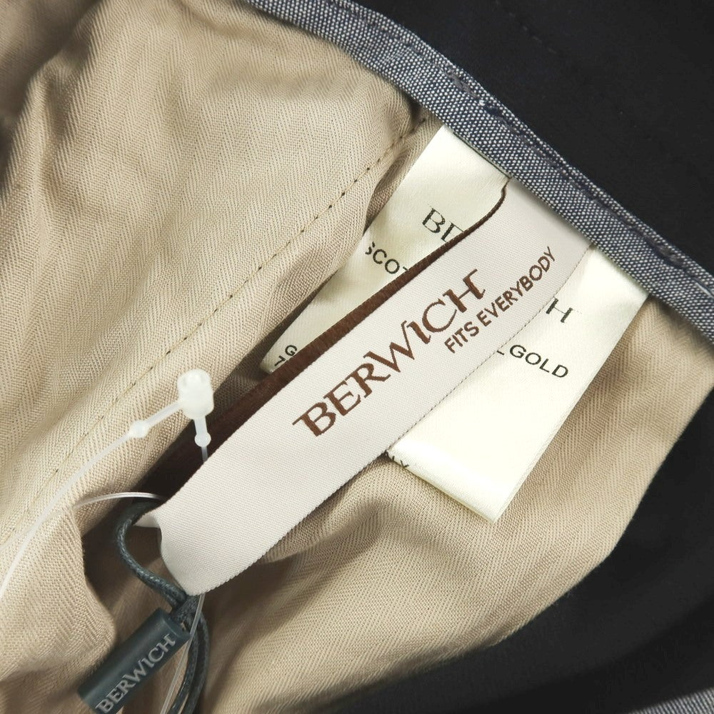 【新品】ベルウィッチ BERWICH レーヨンナイロン ジャージー イージースラックスパンツ ブラック【 50 】【 状態ランクN 】【 メンズ 】
