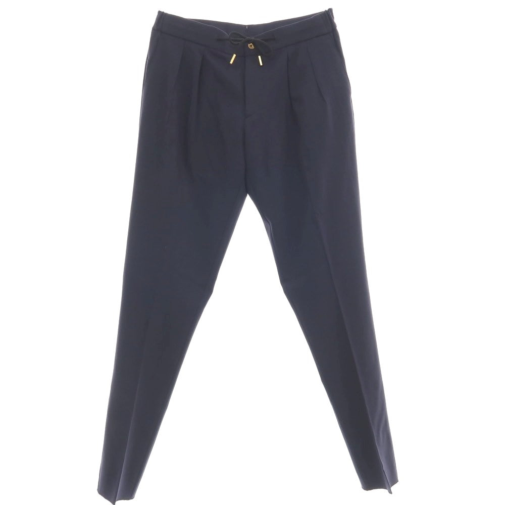 【新品】ベルウィッチ BERWICH レーヨンナイロン ジャージー イージースラックスパンツ ネイビー【 50 】【 状態ランクN 】【 メンズ 】