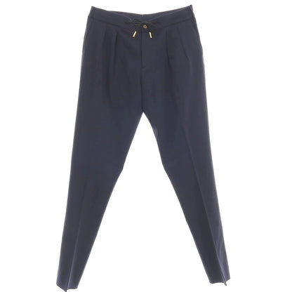 【新品】ベルウィッチ BERWICH レーヨンナイロン ジャージー イージースラックスパンツ ネイビー【 50 】【 状態ランクN 】【 メンズ 】