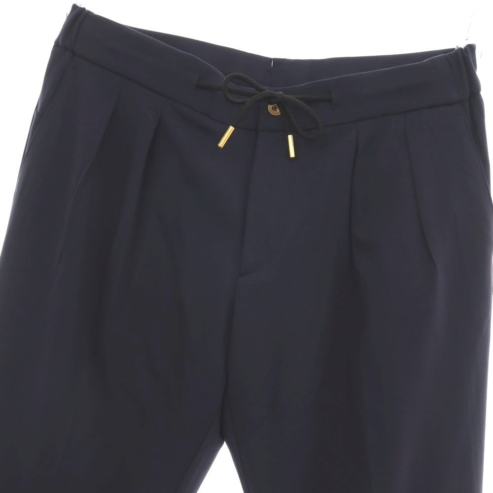 【新品】ベルウィッチ BERWICH レーヨンナイロン ジャージー イージースラックスパンツ ネイビー【 50 】【 状態ランクN 】【 メンズ 】