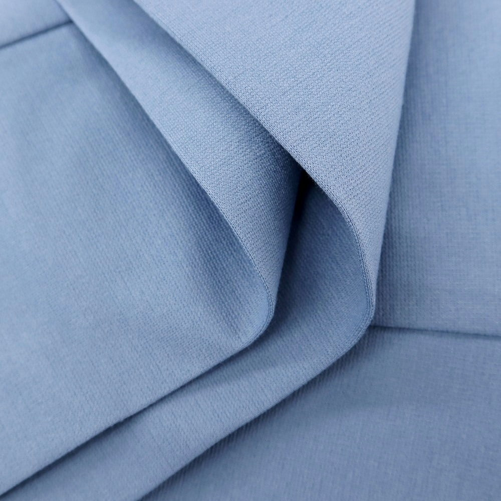 【新品】ベルウィッチ BERWICH レーヨンナイロン ジャージー イージースラックスパンツ ライトブルー【 48 】【 状態ランクN 】【 メンズ 】