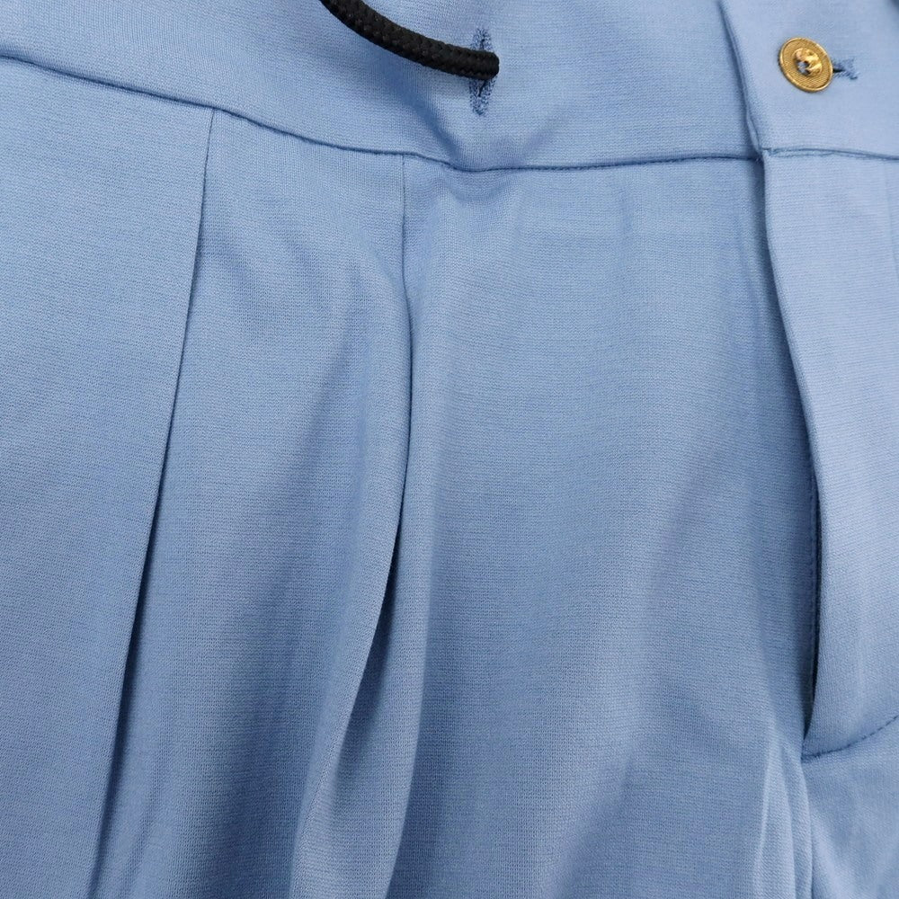 【新品アウトレット】ベルウィッチ BERWICH レーヨンナイロン ジャージー イージースラックスパンツ ライトブルー【 48 】【 状態ランクN- 】【 メンズ 】