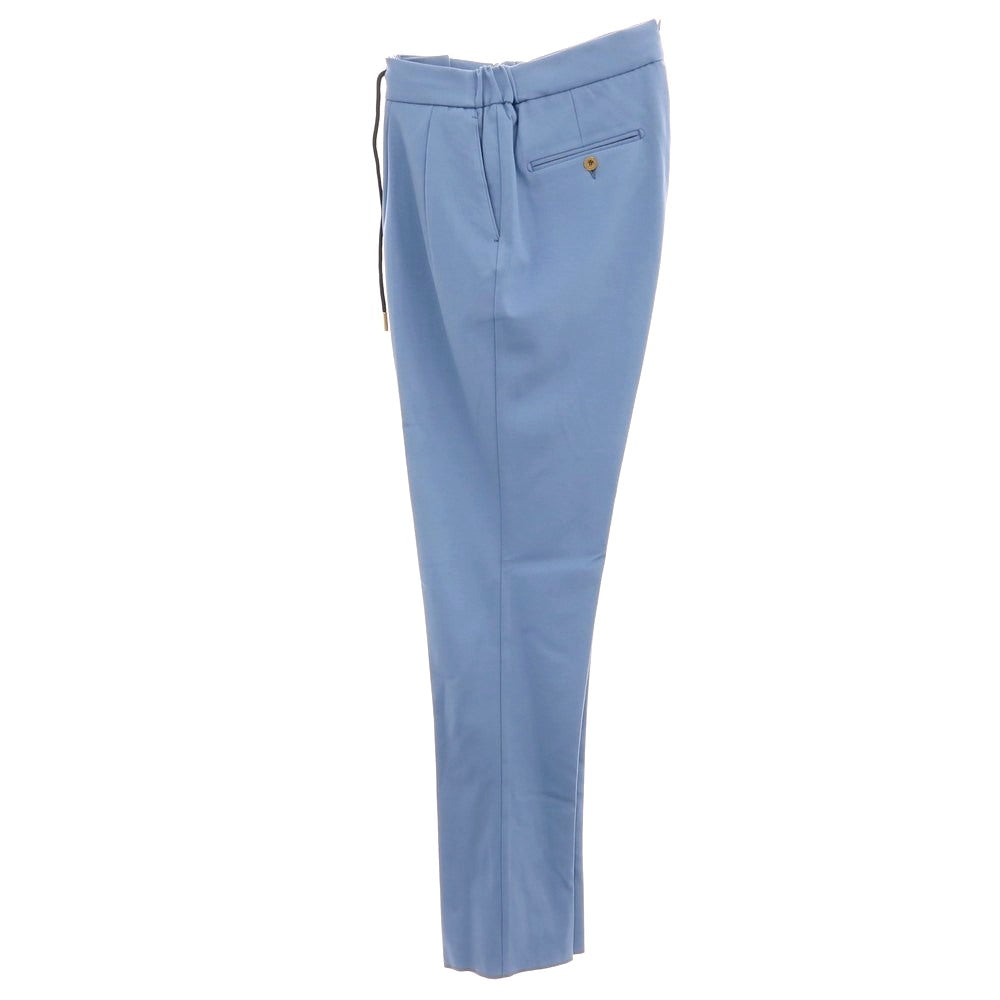 【新品】ベルウィッチ BERWICH レーヨンナイロン ジャージー イージースラックスパンツ ライトブルー【 50 】【 状態ランクN 】【 メンズ 】