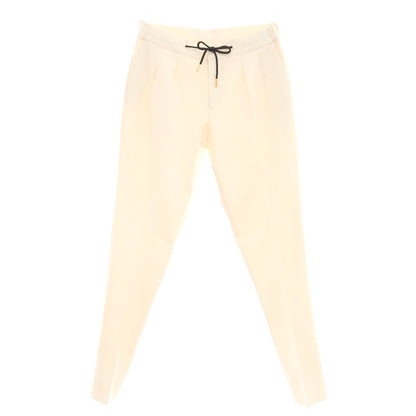 【新品】ベルウィッチ BERWICH レーヨンナイロン ジャージー イージースラックスパンツ アイボリー【 48 】【 状態ランクN 】【 メンズ 】