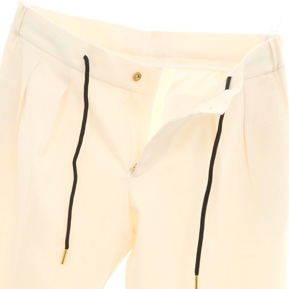 【新品】ベルウィッチ BERWICH レーヨンナイロン ジャージー イージースラックスパンツ アイボリー【 48 】【 状態ランクN 】【 メンズ 】