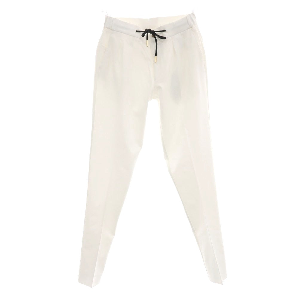 【新品アウトレット】ベルウィッチ BERWICH レーヨンナイロン ジャージー イージースラックスパンツ ホワイト【 44 】【 状態ランクN- 】【 メンズ 】