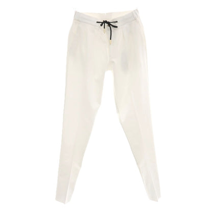 【新品アウトレット】ベルウィッチ BERWICH レーヨンナイロン ジャージー イージースラックスパンツ ホワイト【 44 】【 状態ランクN- 】【 メンズ 】