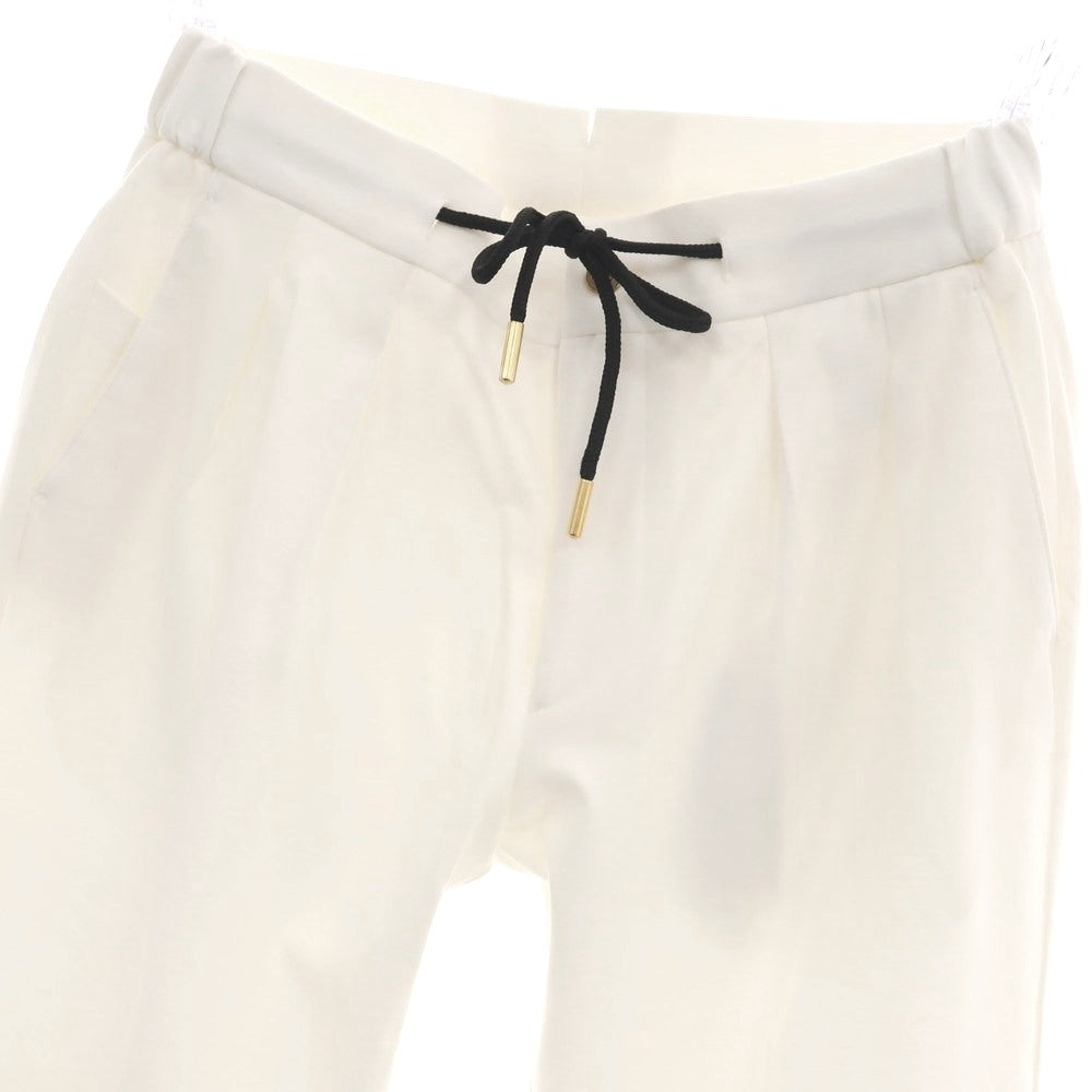 【新品アウトレット】ベルウィッチ BERWICH レーヨンナイロン ジャージー イージースラックスパンツ ホワイト【 44 】【 状態ランクN- 】【 メンズ 】