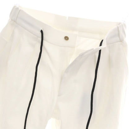 【新品アウトレット】ベルウィッチ BERWICH レーヨンナイロン ジャージー イージースラックスパンツ ホワイト【 44 】【 状態ランクN- 】【 メンズ 】