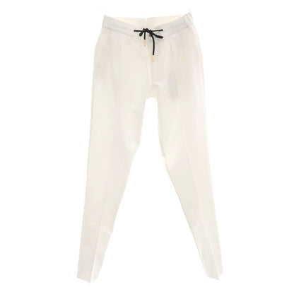 【新品】ベルウィッチ BERWICH レーヨンナイロン ジャージー イージースラックスパンツ ホワイト【 46 】【 状態ランクN 】【 メンズ 】