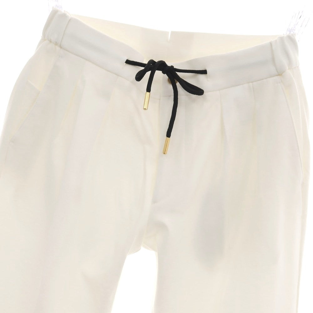 【新品】ベルウィッチ BERWICH レーヨンナイロン ジャージー イージースラックスパンツ ホワイト【 46 】【 状態ランクN 】【 メンズ 】