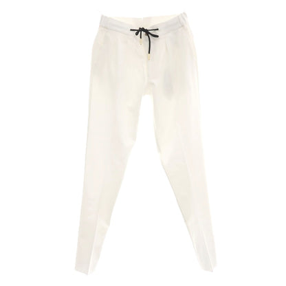 【新品アウトレット】ベルウィッチ BERWICH レーヨンナイロン ジャージー イージースラックスパンツ ホワイト【 46 】【 状態ランクN- 】【 メンズ 】