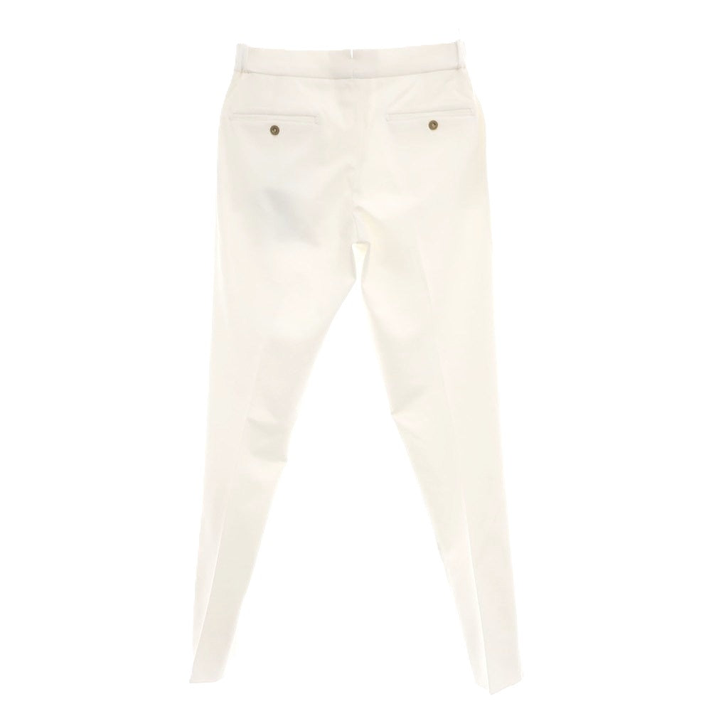 【新品アウトレット】ベルウィッチ BERWICH レーヨンナイロン ジャージー イージースラックスパンツ ホワイト【 46 】【 状態ランクN- 】【 メンズ 】