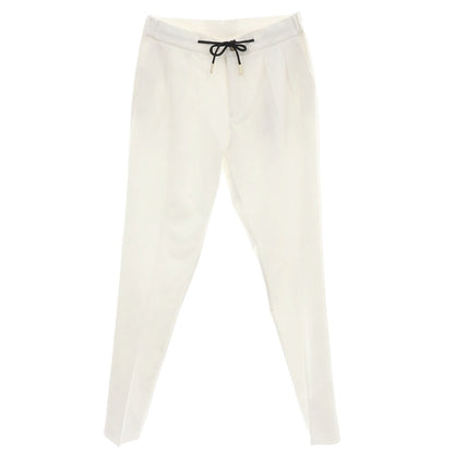 【新品アウトレット】ベルウィッチ BERWICH レーヨンナイロン ジャージー イージースラックスパンツ ホワイト【 48 】【 状態ランクN- 】【 メンズ 】