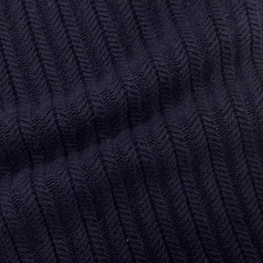 【中古】バフィー BAFY ウール クルーネック プルオーバーニット ネイビー【 46 】【 状態ランクC 】【 メンズ 】