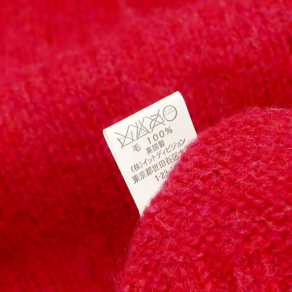 【中古】インバーアラン INVERALLAN ウール カーディガン ピンクレッド【 38 】【 状態ランクB 】【 メンズ 】