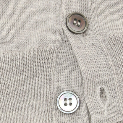 【中古】ザノーネ ZANONE ハイゲージ ウール カーディガン ライトグレー【 44 】【 状態ランクB 】【 メンズ 】