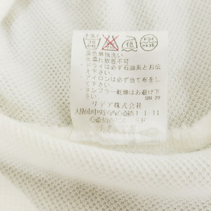 【中古】クルチアーニ CRUCIANI 鹿の子コットン 半袖ポロシャツ ホワイト【 46 】【 状態ランクD 】【 メンズ 】