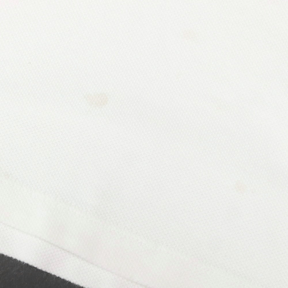 【中古】クルチアーニ CRUCIANI 鹿の子コットン 半袖ポロシャツ ホワイト【 46 】【 状態ランクD 】【 メンズ 】